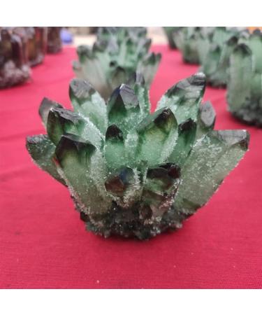 Natural Crystal Rough Home Decoration 1pcs Natural Green Ghost Phantom Quartz Crystal Cluster Specimen Wedding Decoration Aquarium Stones (Size : 700-800g) - Buy Online on GoSupps.com