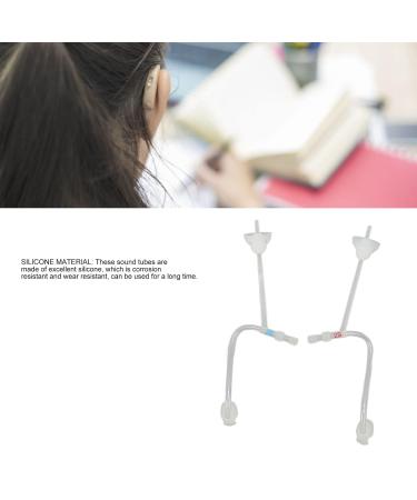 Buy 1 Pair Post-Ear Hearing Amplifier with Transparent Sound Tubes - Replacement for Thin Silicone Sound Tubes | International Shipping Available - Buy Online on GoSupps.com