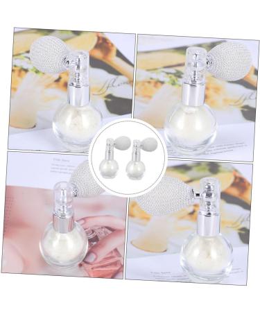 Balacoo 6 Pcs Spray Glitter Makeup Highlighter Glass Perfume Makeup Powder Spray Tool Makeup Tools Round Whitex3pcs 7.5x6cmx3pcs - Buy Online on GoSupps.com
