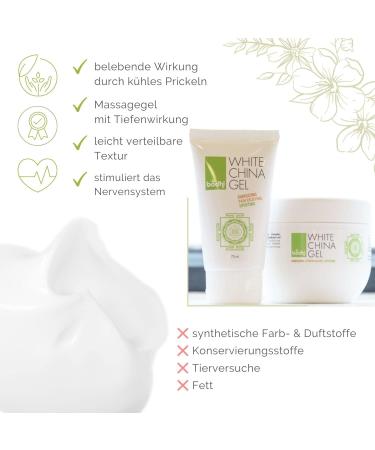 Bodhi White China Gel for Sore Muscles & Tension 75ml | Menthol & Camphor Massage Gel | Invigorating Relief | Easy Application | Relax Muscles & Joints - Buy Online on GoSupps.com