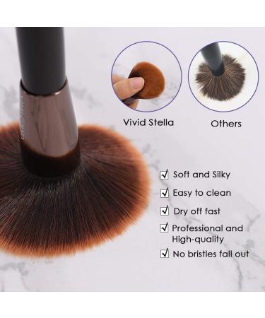 Premium 10PC Makeup Brush Set Professional Cosmetic Tools with Travel Bag for Women & Girls - Buy Online on GoSupps.com