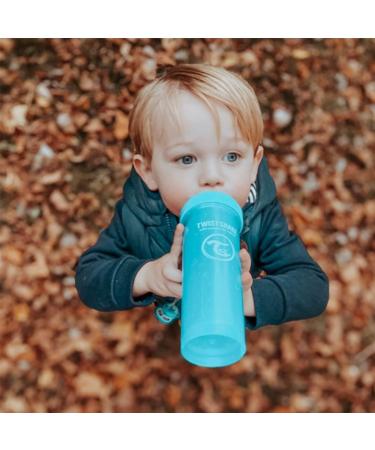 Twistshake Anti-Colic Baby Bottle Set with Milk Powder Container and Blender -3 Pieces|Includes 1 Cleaning Brush | Quick Flow - Buy Online on GoSupps.com