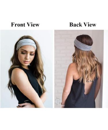 Shop Women s Sports Headbands - Elastic Wide Hairbands for Yoga & Workout | Color-A - Buy Online on GoSupps.com