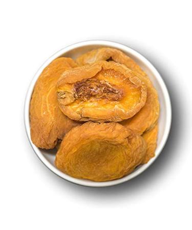 1001 Frucht 1001 Frucht Lightly Dried Peach - Untreated Dried Fruit without Additives - Juicy Peach Created - Sun-Dried Peach - Non-GMO Peach (250g)