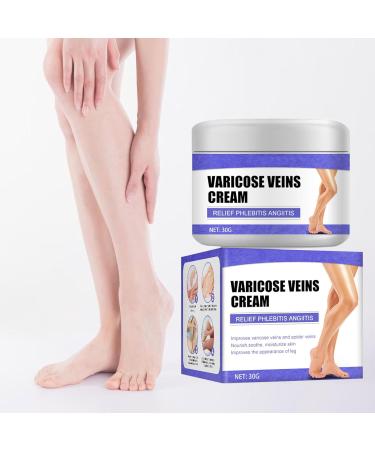 POWWA Varicose Veins Cream | Effective Vein Healing Treatment for Legs with Blue Light Therapy - Buy Online on GoSupps.com