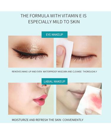 Makeup Remover Wipes The Independently Packaged Makeup Wipes And Water Remover Are Suitable For Cleaning Facial Wipes And Removing Cosmetics Mascara Lipstick 10ml Clear Skin Black 1 g (Pack of 1) - Buy Online on GoSupps.com