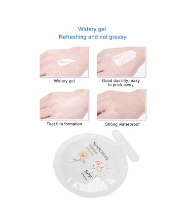 Buy 3ml x 20 Bags SPF46 Waterproof Sunscreen Moisturizing Sun Protection Cream for On-the-Go Refreshing Shield - Buy Online on GoSupps.com