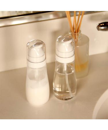 Grand Fusion TSA Approved 3.4 Oz Travel Bottles - 6 Pack for Toiletries Lotions & Creams | Clear Travel Pump Bottles - Buy Online on GoSupps.com