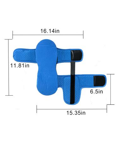Plantar Fasciitis Night Splint - Upgrade Relief Brace for Men & Women | Achilles Tendonitis Support in Blue | International Shipping Available - Buy Online on GoSupps.com