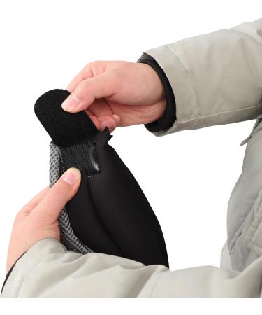 Faxian Cervical Support Neck Ruff - Breathable Adjustable Foam Collar for Work Travel & Sleep - Soft Grey Neck Bandage - Buy Online on GoSupps.com