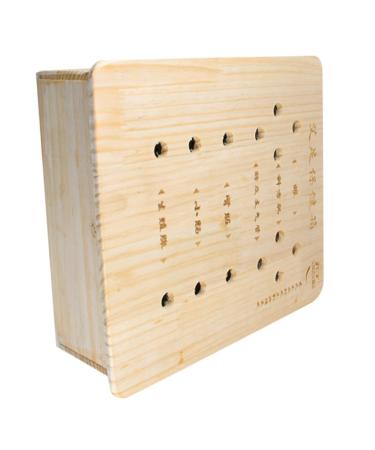 FOMIYES COSE MOXIBUSITION BOX Safety holder for Moxibustion tool Moxa-Gelnner Moxa burner housing made of wood metal Moxibusion beds Storage box Moxibusche Ai-Box