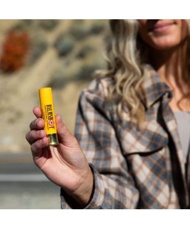 Pack of 12 - Balmshot Genuine Original Classic Beeswax Lip Balm, SPF 15, 0.15 oz - Buy Online on GoSupps.com