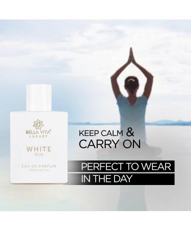 White Oud Luxury Eau De Parfum Unisex Perfume Orange Fressia & Tobacco Woody Long Lasting EDP Fragrance Scent Spray 100 ML 3.38 Floz - Buy Online on GoSupps.com