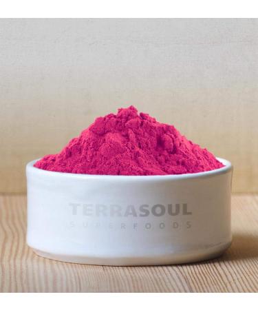 Terrasoul Superfoods Organic Freeze-Dried Pitaya Powder 3.5 Oz - Vibrant Color, Antioxidants & Vitamin C - Buy Online on GoSupps.com