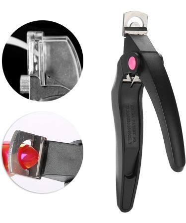 Nail Art Clipper U Shaped Fake Nail Scissors Stainless Steel Blade Nail Tips Cutter Manicure Tool for Salon Home Nail Art - Buy Online on GoSupps.com