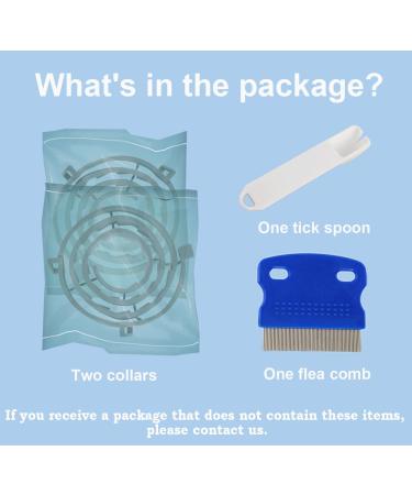 Fipukin Natural Flea & Tick Collar for Cats - Waterproof, Safe, One Size Fits All - 2-Pack with Free Comb & Tick Removal Tool - Supports Charity - Buy Online on GoSupps.com