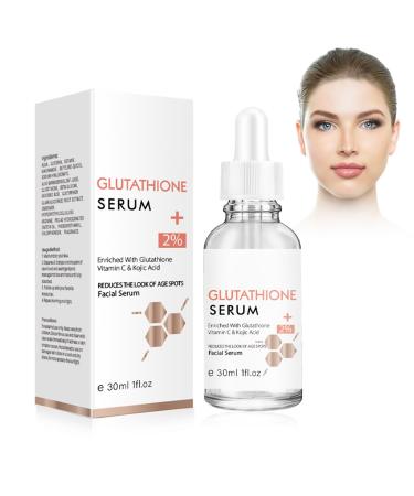08 Glutathione Whitening Serum 30ml AntiAging Facial Serum Moisturizing Skin Brightening Serum Glutathione White Serum Face Dark Spots Remover Skin Lightening Serum