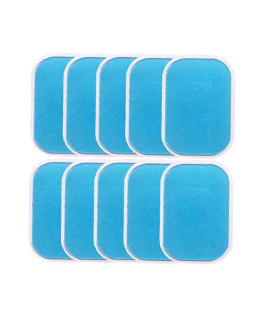 Beavorty 30 pieces leaf abdominal toner gel pads hydrogel gel pads for ABS toner gel pads for abdominal stimulators replacement gel pads intelligent fitness equipment gel-pad fitness sticker