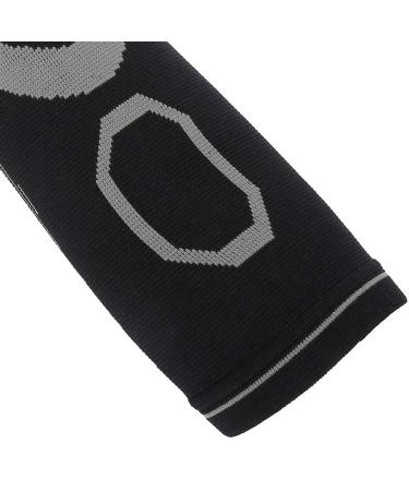 ZJchao Compression Elbow Support Sleeve for Running - Antiskid Warmth & Muscle Swelling Relief (Black/Gray - Buy Online on GoSupps.com