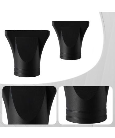 2PCS Professional Salon Hairdressing Tool Not Universal Black Plastic Salon Hair Dryer Nozzle Replacement Blow Flat Hairdressing Salon Styling Tool for Diameter 4.5cm - Buy Online on GoSupps.com