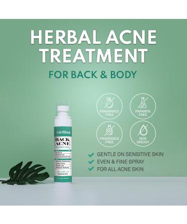 Back Acne Treatment Spray with Salicylic Acid & Tea Tree Oil - Effective Body Acne Solution | Proactive Treatment 4 oz - Buy Online on GoSupps.com