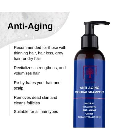 Sai Zen Anti-Aging Volume Shampoo | Volumizing Formula | Made in USA | Sulfate & Paraben Free | All Hair Types 8 oz - Buy Online on GoSupps.com