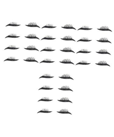 Beavorty 16 Pairs False Eyelash Stickers Colorful Duct Tape Eye Line Strip Stickers Vivid Eyelash Stickers