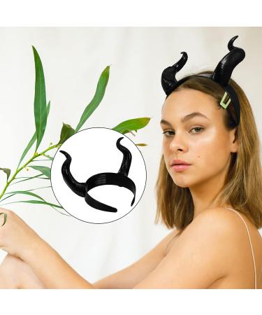 Beaupretty Black Devil Horns Headband - Cosplay Horn Hair Band for Dress Up Party and Halloween - Buy Online on GoSupps.com