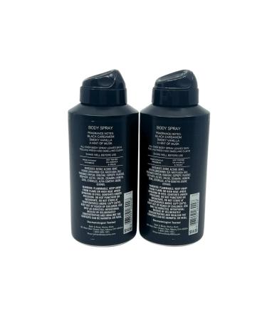 Bath & Body Works Men's Collection Deodorizing Body Spray - NOIR - Gift Pack for Holiday - Lot of 2 Black Cardamom Smoky Vanilla Musk 1.85 Fl Oz (Pack of 2) - Buy Online on GoSupps.com