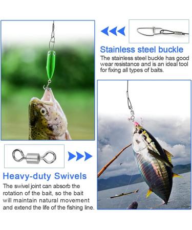Durantey 30-Piece Steel Leader Fishing Wire - Coated 50cm Pike Fishing Lines for Superior Performance - Buy Online on GoSupps.com