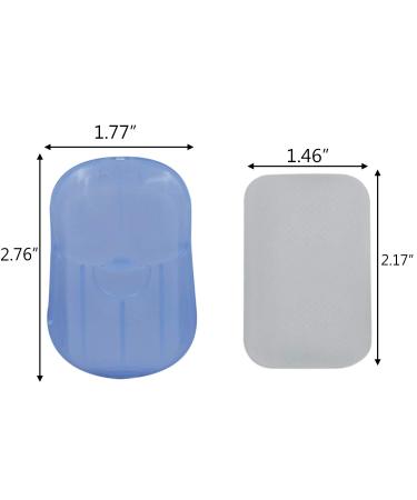 Portable Disposable Travel Soap Sheets - 200 Scented Foaming Paper Soap Sheets for Hiking & Bathing | Eco-Friendly Hand Washing Solution - Buy Online on GoSupps.com