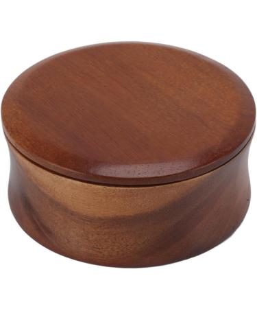 Wooden Shaving Bowl with Lid - Portable Soap Shell & Men's Razor Brush - Ideal Shaving Tool for Face Care - Buy Online on GoSupps.com