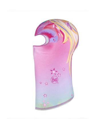 Buff polar balaclava children unicorn pink