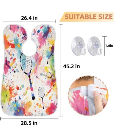 Four Leaf Clover Beard Bib Apron | Beard Hair Catcher for Men | Perfect Gift for Dad & Husband | Includes 2 Suction Cups | Ideal for Father's Day & Christmas - Buy Online on GoSupps.com