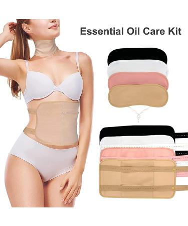 Castor Oil Pack Wrap Kit Organic Castor Oil Packs for Abdomen and Neck Elastic Band Liver Detox for Aiding Sleep Promoting Circulation Digestion Reducing Inflammation (Khaki) - Buy Online on GoSupps.com