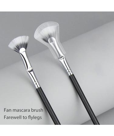 Dolly Mascara Fan Brush - Angled Eyelash Makeup Tool for Natural Lifted Effects (1 PCS) - Buy Online on GoSupps.com