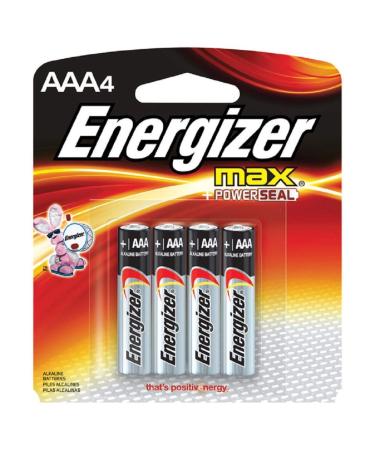 Eveready Battery E92BP-4 4-Pk."AAA" Alkaline Batteries - Quantity 12