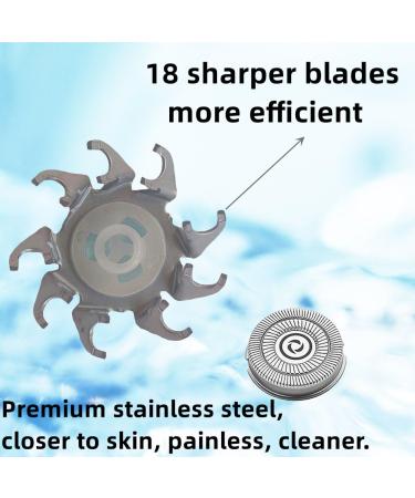 Shaver Head Replacement Blades for Skull Shaver Pitbull Gold PRO - 4 Heads 8 Pack | Best Price & Fast International Shipping - Buy Online on GoSupps.com