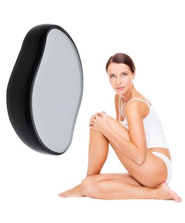 Manual Epilator Gentle Exfoliating Glass Epilator Painless Magic Crystal Hair Removal 2022 New Magic Crystal Epilator Skin Exfoliating Tool for Any Parts of Arms and Legs (black)