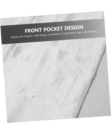 IWOWHERO Hairdresser Uniform Salon Gowns for Women Haircut Smock Stylists Salon Smocks Women s Overalls Haircutting Apron Hair Color Shampoo Salon Barber Cape Work Jacket Robe Zipper White 83X63cm - Buy Online on GoSupps.com