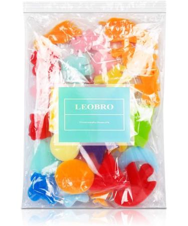 LEOBRO 30pcs Sponge Painting Shapes for Toddlers - Assorted Patterns for Early Learning - Buy Online on GoSupps.com