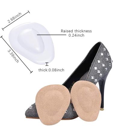 3 Pairs Heels Cushion Pads Gel Metatarsal Pads (Adhesive-Backed) Ball of Foot Cushions Foot Pain Relief Pads Shoe Heel Cushion Inserts Ball of Foot Cushion Pads Ball Foot Cushions Foot Gel Pads - Buy Online on GoSupps.com