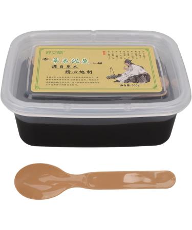 Moxibustion Body Mud 17.6 OZ - Herbal Mud for Pain Relief & Relaxation | Ideal for Shoulders Stomach Waist & Knees - International Shipping Available - Buy Online on GoSupps.com