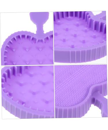 DRESSOOS Makeup Brush Cleaning Pad Gloves for Cleaning Beauty Brush Cleaning Bowl Cleaning Tools Cosmetic Limpiador De Brochas De Maquillaje Makeup Tools Cleaner Silica Gel Foldable Purple 12x9cm Purple - Buy Online on GoSupps.com