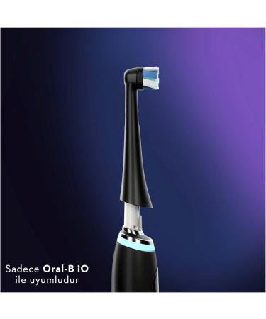 Oral-B iO Ultimate Clean Black Zeb Brush Tips - Pack of 4 | Premium Oral Care Worldwide Shipping - Buy Online on GoSupps.com