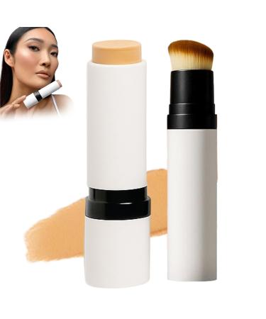 Stick Cr me BlancCover Stick Cr me Blanc Cover Elovra Anti-cernes Et Fond De Teint Sticks Double Embout L ger Longue Tenue Couvrance Totale Pour Tous Types De Peau (C30)