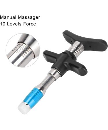 Portable Chiropractic Adjustment Tool - 10 Steps Scoliosis Adjuster & Spine Massage Device for Muscle Relaxation (Blue) - International Shipping Available - Buy Online on GoSupps.com