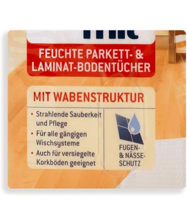15 Gently Perfumed Wet Wipes for Parquet & Laminate - Set of 3 for Effortless Cleaning | International Shipping - Buy Online on GoSupps.com