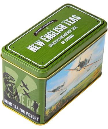 New English Teas Spitfire Tea Tin with 40 English Breakfast Teabags|RS80 - Buy Online on GoSupps.com