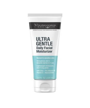 N.eutrogena Daily Fragrance Free Dry Skin Face Moisturizer 3.4 fl. oz